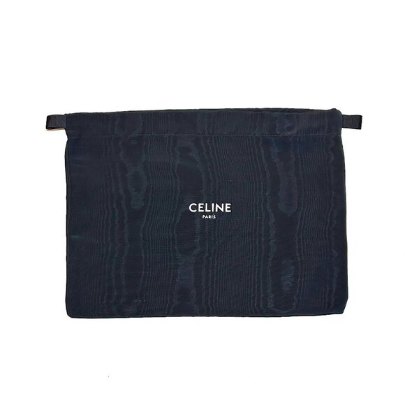 CELINE Paris Final Markdown! Black, Drawstring, Dust, Travel, Store Bags Set 2 - Picture 5 of 6